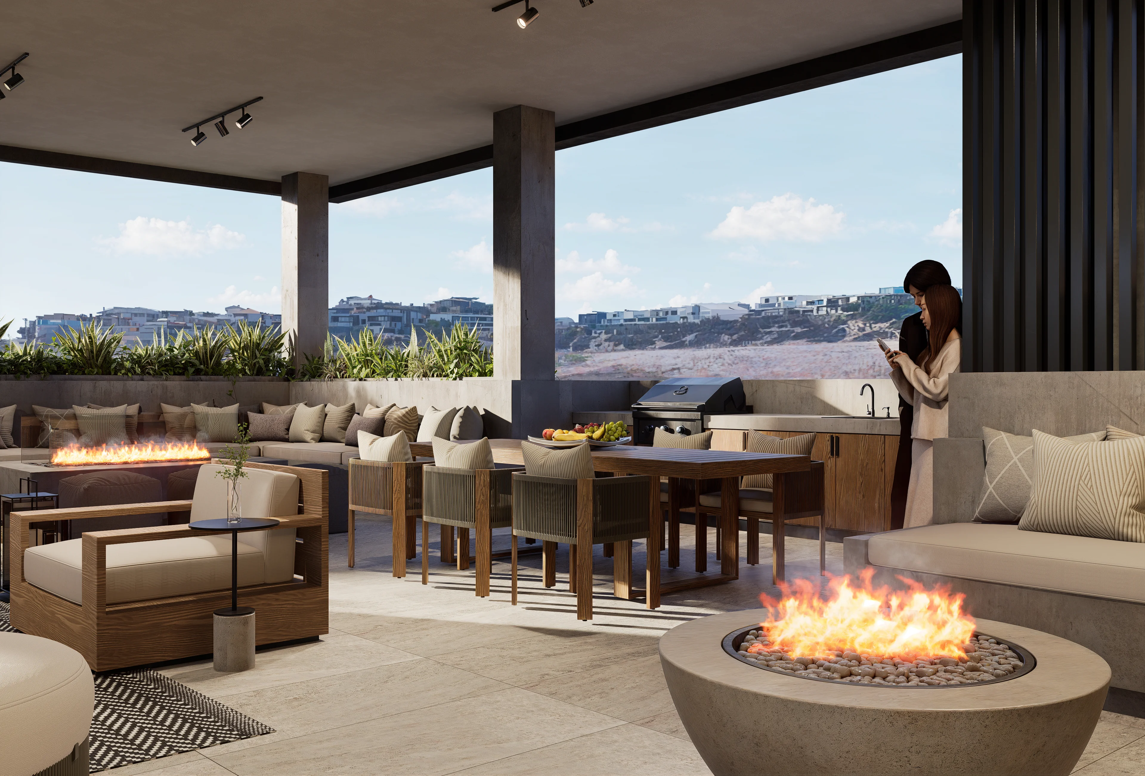 Terraza con Vista Panorámica